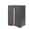 Vipack - Kleerkast London - LDHSKL80 - Grijs - 56x116,2xcm | Belga Meubelen Discount