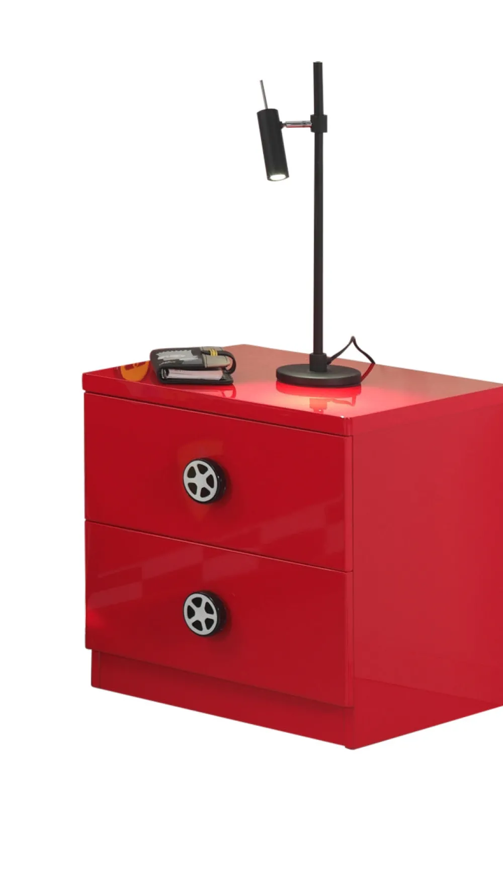 vipack__nachtkastje_auto__0.webp Vipack - Nachtkastje Auto - SC865NAR - Rood - 16x43xcm | Belga Meubelen Hot