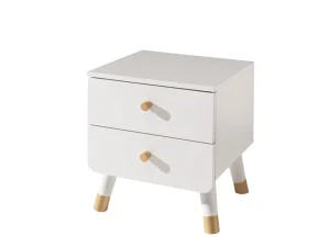 Vipack - Nachtkastje Billy - BINA2214 - Wit - 40x45,2x43,2cm | Belga Meubelen Fashion