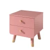 Vipack - Nachtkastje Billy - BINA2213 - Roze - 40x45,2x43,2cm | Belga Meubelen Discount