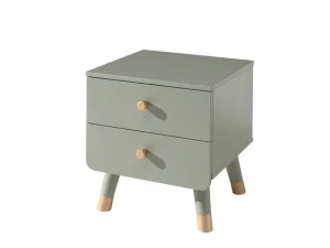 Vipack - Nachtkastje Billy - BINA2216 - Olijfgroen - 40x45,2x43,2cm | Belga Meubelen Clearance
