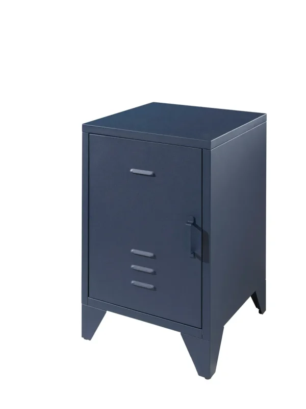 Vipack - Nachtkastje Bronxx - BRNA1107 - Blauw - 40x60,5x40cm | Belga Meubelen Outlet