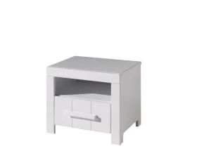 Vipack - Nachtkastje Erik - ERNA1214 - Wit - 39x42x50cm | Belga Meubelen Discount