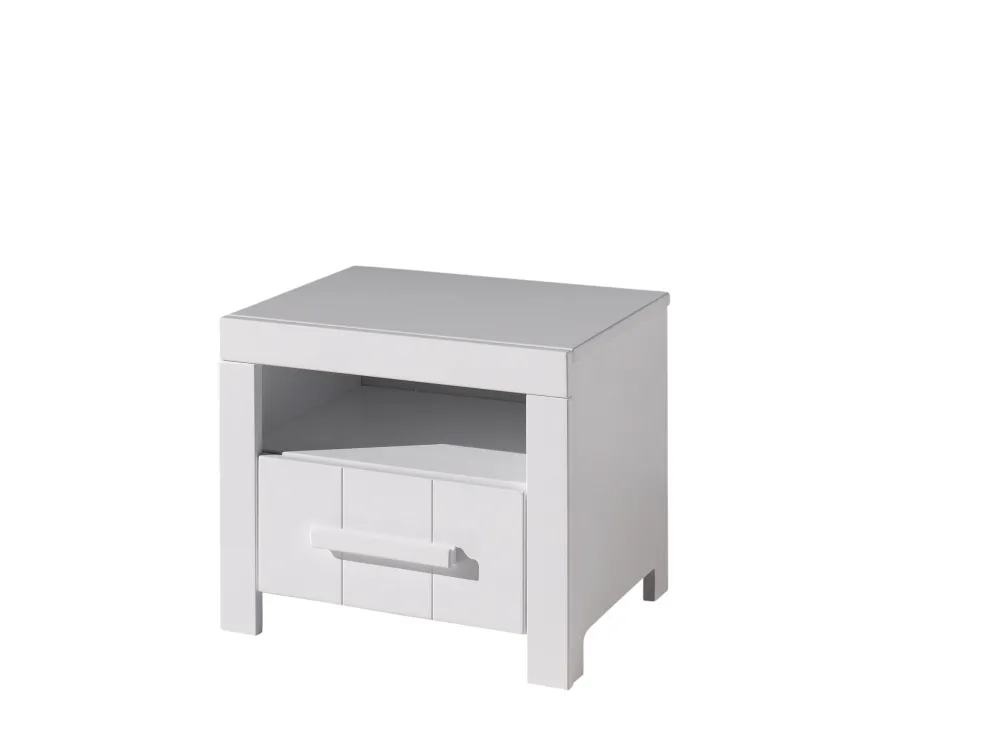 vipack__nachtkastje_erik__0.webp Vipack - Nachtkastje Erik - ERNA1214 - Wit - 39x42x50cm | Belga Meubelen Discount