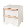 Vipack - Nachtkastje London - LDNA2214 - Wit - 40x48,8xcm | Belga Meubelen Best