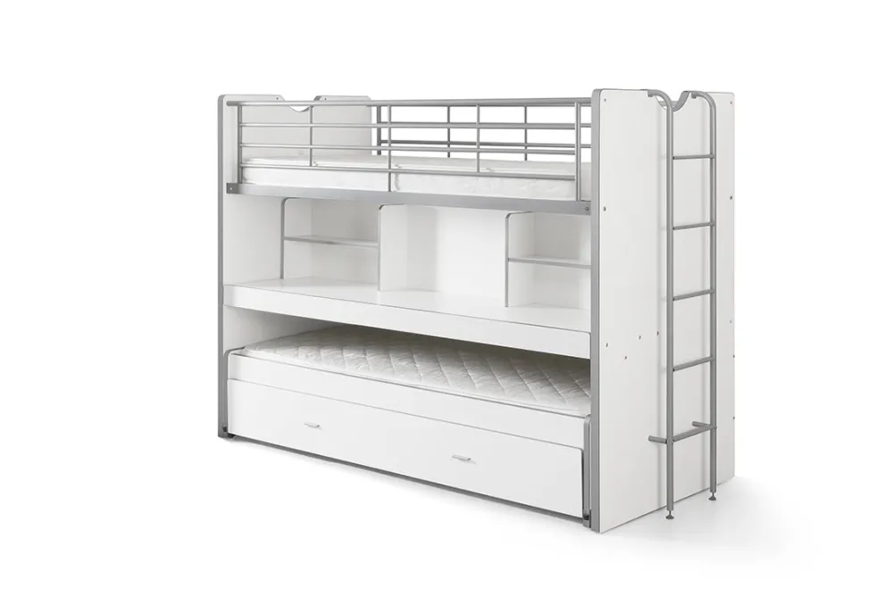 vipack__stapelbed_bonny___0-3.webp Vipack - Stapelbed Bonny - BONHS8014 - Wit - 101,5x161x221,5cm | Belga Meubelen Outlet