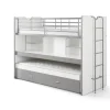 Vipack - Stapelbed Bonny - BONHS8009 - Grijs - 101,5x161x221,5cm | Belga Meubelen New