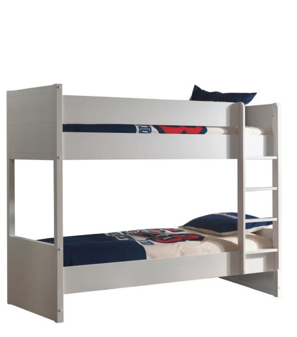Vipack - Stapelbed Lara - LASB9014 - Wit - 97x174xcm | Belga Meubelen Sale