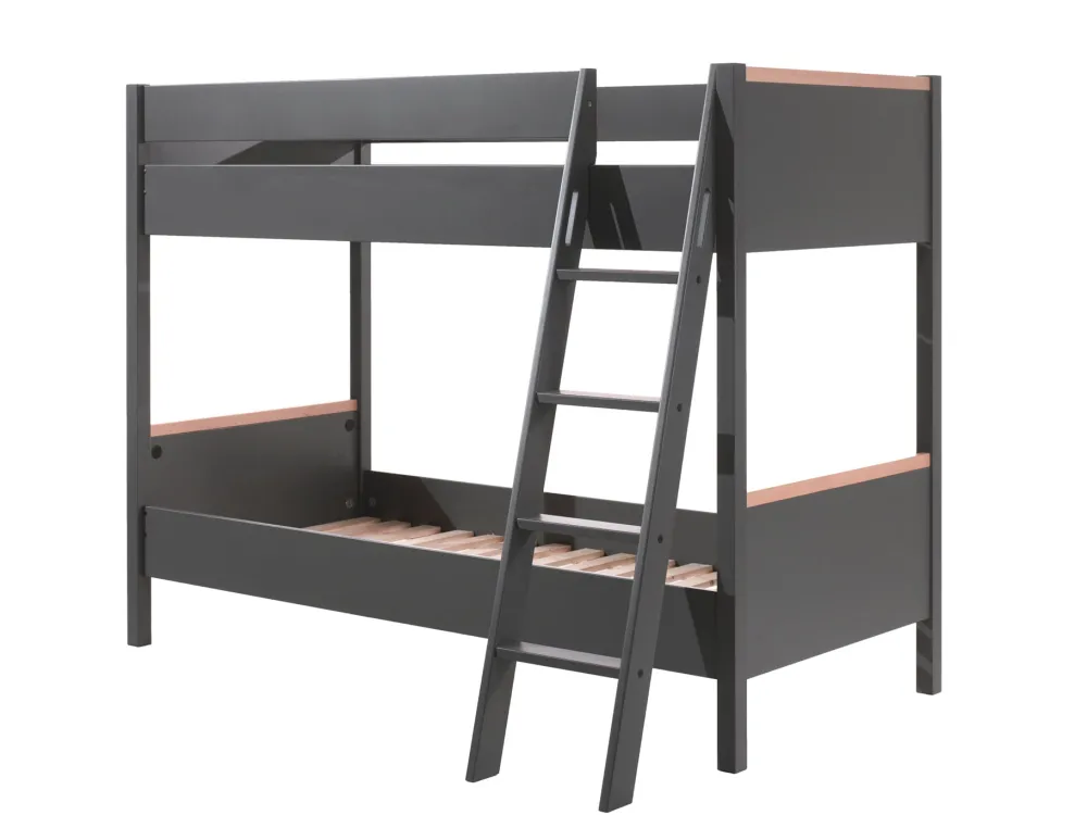 vipack__stapelbed_london__0.webp Vipack - Stapelbed London - LDSB9080 - Grijs - 138,6x160x200cm | Belga Meubelen Discount