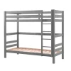 Vipack - Stapelbed Pino - PISBOL17 - Grijs - 105,4x182xcm | Belga Meubelen Online