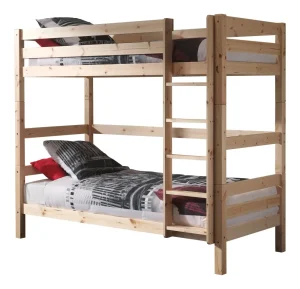 Vipack - Stapelbed Pino - PISBOL10 - Natuur - 105,4x182xcm | Belga Meubelen Best