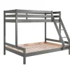 Vipack - Stapelbed Pino - PISBMA17 - Grijs - 157,5x166,8xcm | Belga Meubelen Best