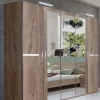 Wimex - Kleerkast Anna - 5 draaideuren - 4 kleuren - 225x210x58cm | Belga Meubelen Clearance