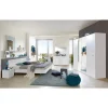 Wimex - Slaapkamer Pamela - Wit/Chrome - 4-delige set | Belga Meubelen New