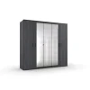 Wimex- Kleerkast Kopenhagen - 5 draaideuren - 225x208x58cm | Belga Meubelen Discount