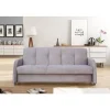 Zetelbed Sali - Stof - Grijs - 205x85x80cm | Belga Meubelen Clearance